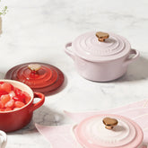 Mini Cocotte with Gold Heart Knob