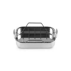 Stainless Steel Roasting Pan with Non-stick Rack