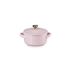 Mini Cocotte with Gold Heart Knob
