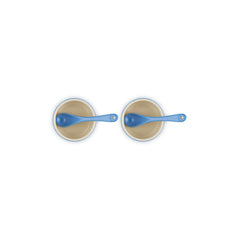 Condiment Pot with Spoon, Set of 2