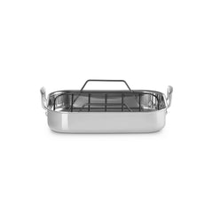 Stainless Steel Roasting Pan with Non-stick Rack