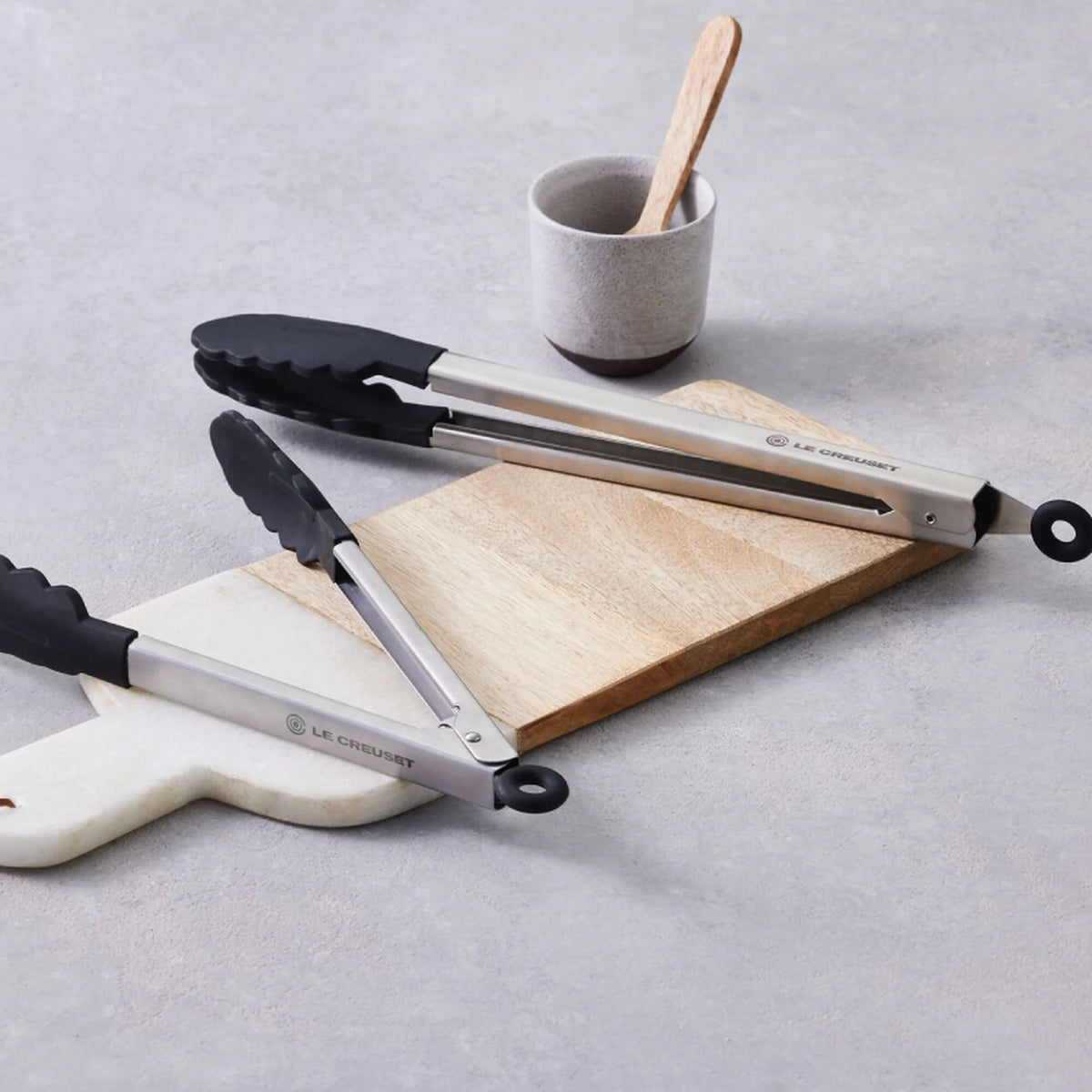 Stainless Steel Tongs with Silicone Tips