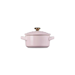 Mini Cocotte with Gold Heart Knob